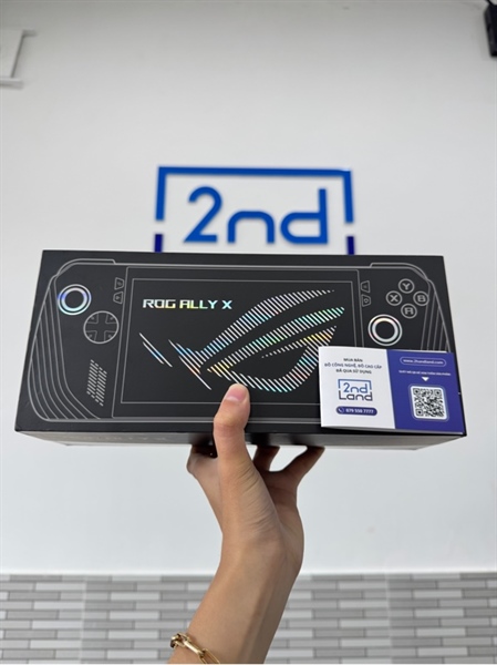 Máy chơi game Asus ROG Ally X RC72 LA - Ryzen Z1 Extreme - Ram 24/1TB SSD - Pin 97% - Đen - 98% - Fullbox