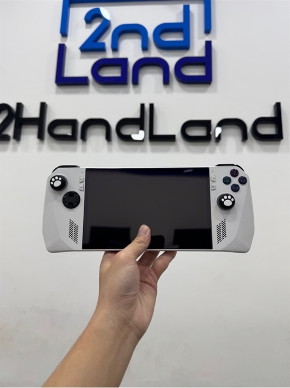 Máy chơi game ASUS ROG Ally Z1 Extreme - Chip AMD Ryzen Z1 Extreme - Ram 16/ 512gb (94%) - Pin 76% - Màu trắng - Ngoại hình 97.5% - Kèm box + Sạc + Túi