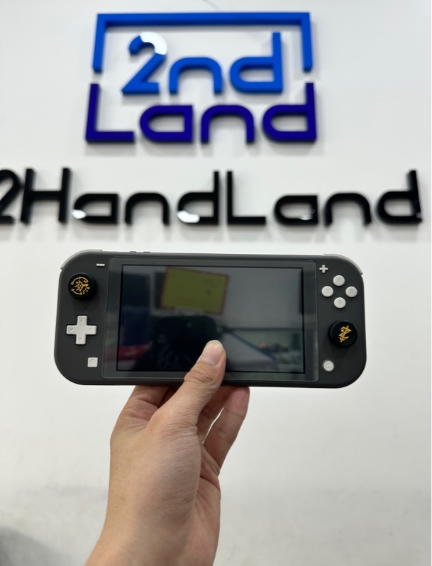 Máy chơi game cầm tay Nintendo Switch Lite - Chưa hack - Firmware 22.1.0 - 32GB - Màu xám - Ngoại hình 97.5% - Kèm túi đựng + Thẻ 64Gb + Sạc