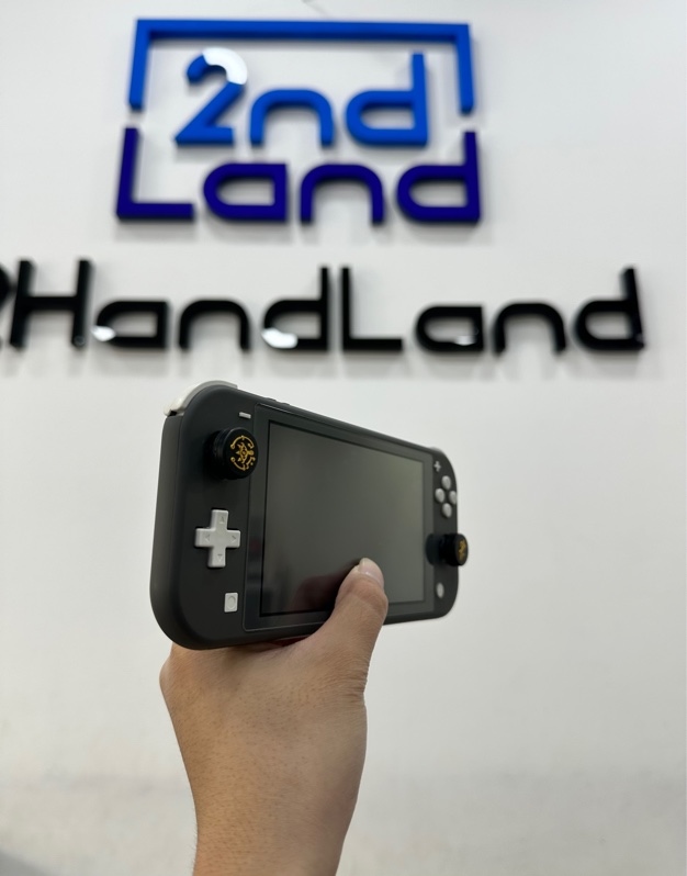 Máy chơi game cầm tay Nintendo Switch Lite - Chưa hack - Firmware 22.1.0 - 32GB - Màu xám - Ngoại hình 97.5% - Kèm túi đựng + Thẻ 64Gb + Sạc