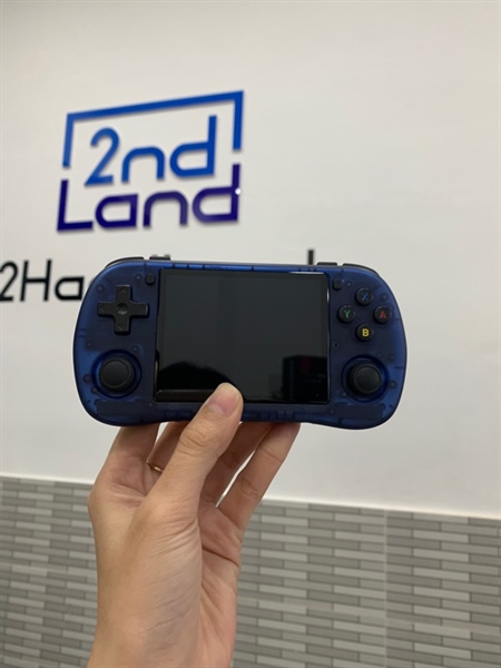 Máy chơi game cầm tay Powkiddy X35H - Màu xanh - Ngoại hình: 98% - Box