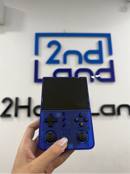 Máy chơi game Console R40XX pro max - Màu xanh tím - Ngoại hình 98% - Kèm box , thẻ 64GB, dây USb-c 1