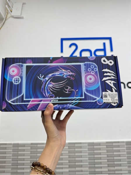 Máy chơi game MSI Claw 8 AI Plus A2VM - Core Ultra 7-258V - intel Arc 140V - 32/1TB - Màu xám - Pin 100% - Ngoại hình 98% - Fullbox - Còn bảo hành ( 1 đổi 1 ) 12 tháng tại CellphoneS đến 13/11/2026