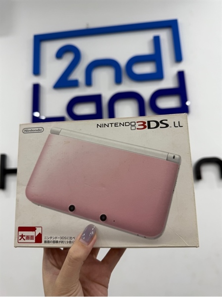 Máy chơi game Nintendo 3DS - Đã hack - Màu hồng - Ngoại hình 98% - Màn ám vàng , mẻ viền - FullBox