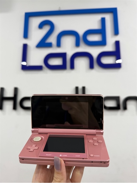 Máy chơi game Nintendo 3DS - Đã hack - Màu hồng - Ngoại hình 98% - Màn ám vàng , mẻ viền - FullBox 2