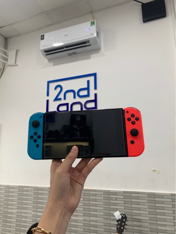 Máy chơi game Nintendo oled - Đã hack - Màu đen - Ngoại hình: 97% - Fullbox, kèm thẻ 128gb