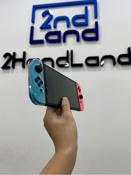 Máy chơi game Nintendo Oled - ĐÃ HACK - Màu xanh đỏ - Ngoại hình 98% - Fullbox - Kèm thẻ 256GB 1