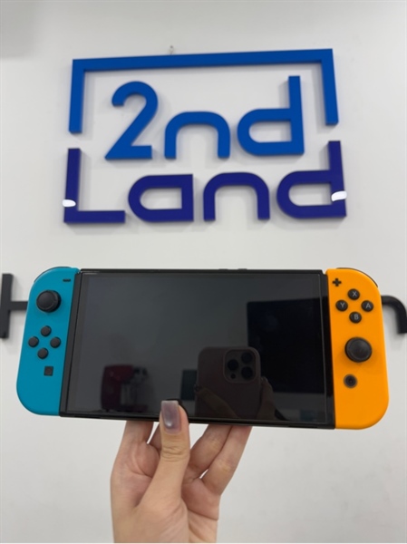 Máy chơi game Nintendo Oled - Đã hack (shop game L) - Màu đen - Ngoại hình 98% - Kèm sạc , thẻ 128GB
