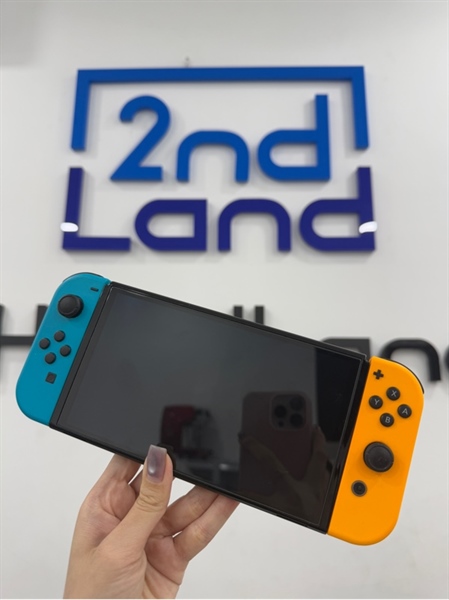 Máy chơi game Nintendo Oled - Đã hack (shop game L) - Màu đen - Ngoại hình 98% - Kèm sạc , thẻ 128GB 1