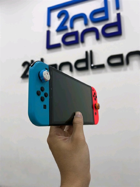 Máy chơi game Nintendo Oled - Màu đỏ đen - Ngoại hình 98% - Đã hack - Fullbox - Kèm thẻ 256GB 1
