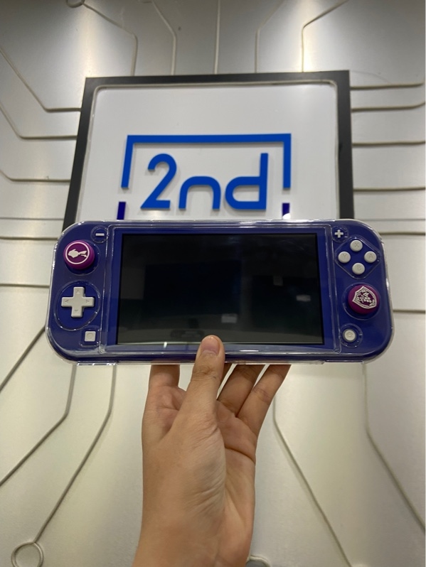 Máy chơi game Nintendo Switch Lite - Đã hack - 256GB - Màu xanh dương - Kèm sạc, túi vải