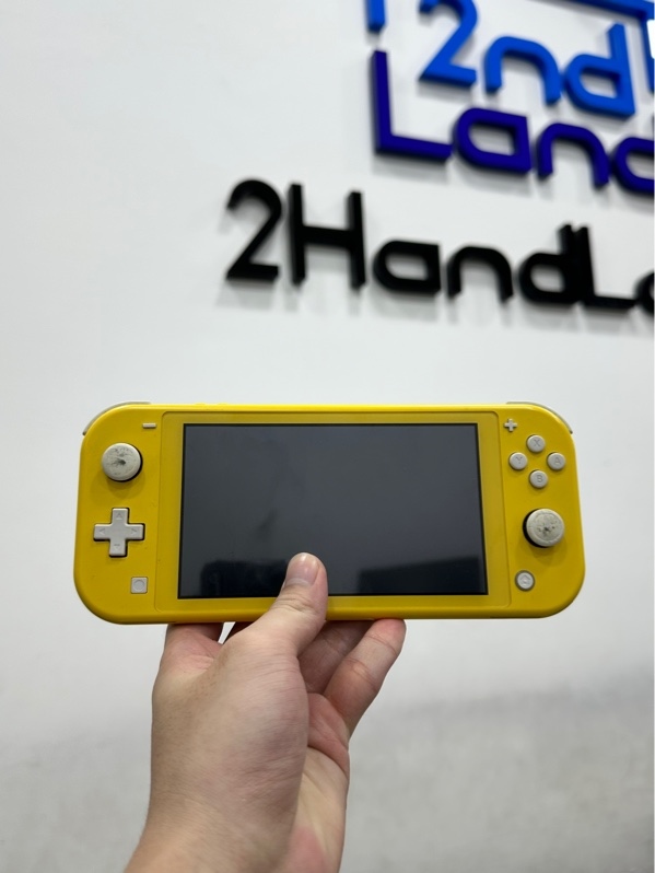 Máy chơi game Nintendo Switch Lite - Đã hack - Firmware 19.0.1 - Màu vàng - Ngoại hình 97% - Kèm sạc + 128GB