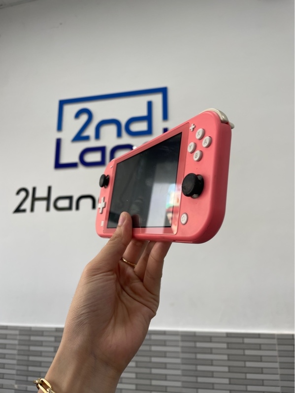 Máy chơi game Nintendo Switch Lite - Đã hack - Màu hồng - Ngoại hình: 98% - Kèm sạc + thẻ 128GB