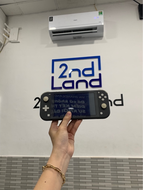 Máy chơi game Nintendo switch lite - Đã Hack - Màu xám - Ngoại hình: 97% - Fullbox, kèm thẻ 128gb