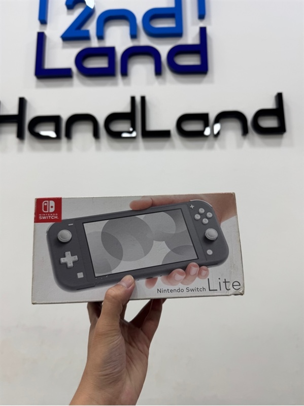 Máy chơi game Nintendo Switch Lite - Đã hack - Màu xám - Ngoại hình 97% - Fullbox + ốp nhựa + Thẻ nhớ 128gb Kèm host sẵn chứa nhiều game 4