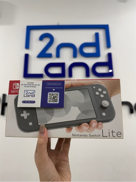 Máy chơi game Nintendo Switch Lite - Đã hack - Màu xám - Ngoại hình 98% - Kèm thẻ 256GB , FullBox