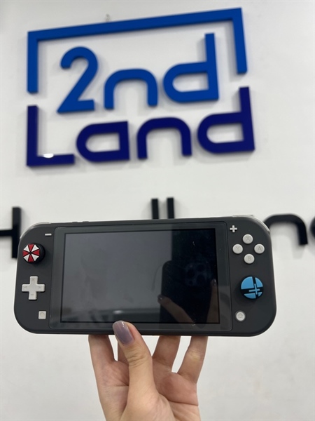 Máy chơi game Nintendo Switch Lite - Đã hack - Màu xám - Ngoại hình 98% - Màn vàng viền nhẹ - Fullbox , thẻ 256GB 1