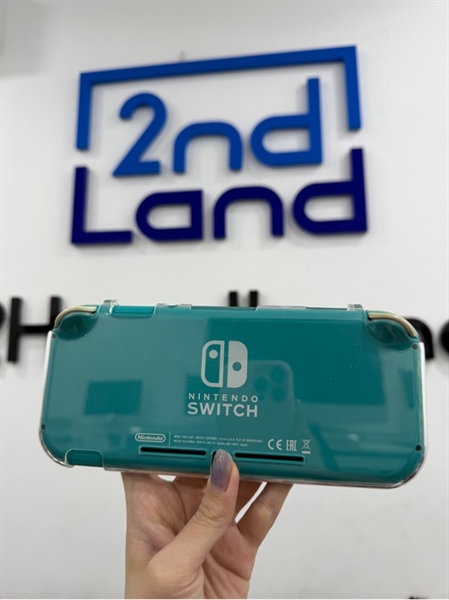 Máy chơi game Nintendo Switch Lite - Đã hack - Màu xanh - Ngoại hình 97% - Ố vàng , tinfoil hết hạn host - Kèm túi , sạc , thẻ nhớ 128GB 2