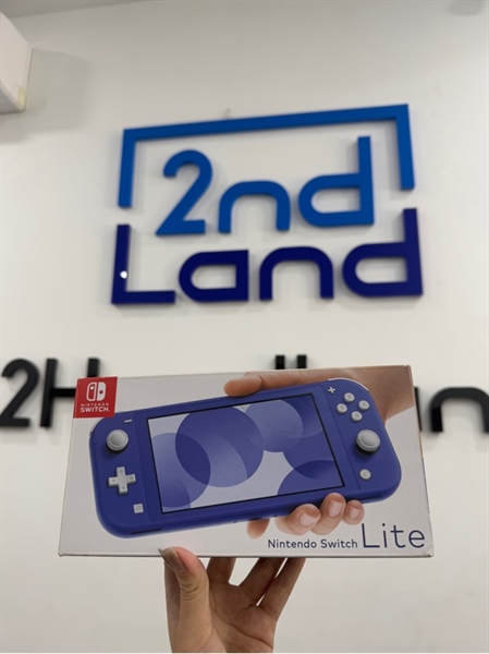 Máy chơi game Nintendo Switch Lite - Đã hack - Màu xanh - Ngoại hình 98% - Box , thẻ 128GB , túi đựng