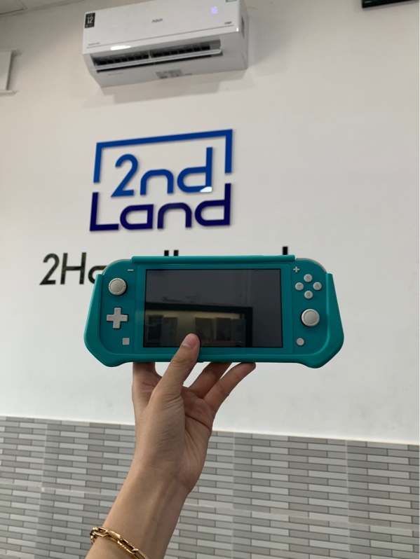Máy chơi game Nintendo Switch Lite - Đã hack - Màu xanh - Ngoại hình: 98% - Kèm sạc