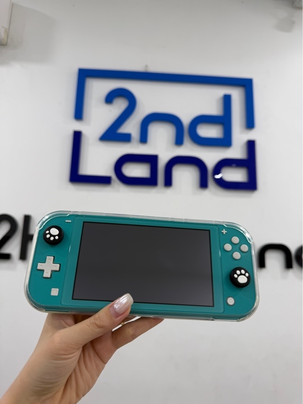 Máy chơi game Nintendo switch lite - đã hack shop game Lý - Màu xanh - Ngoại hình 98% - Kèm sạc , túi, thẻ 256gb