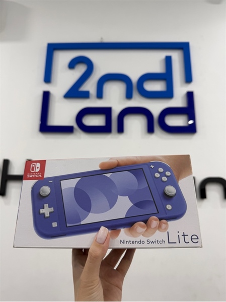 Máy chơi game Nintendo Switch Lite - Đã hack shop GL - Màu xanh tím - Pin 100% - Ngoại hình 98% - Tróc lớp dán bảo vệ - Kèm Box , sạc