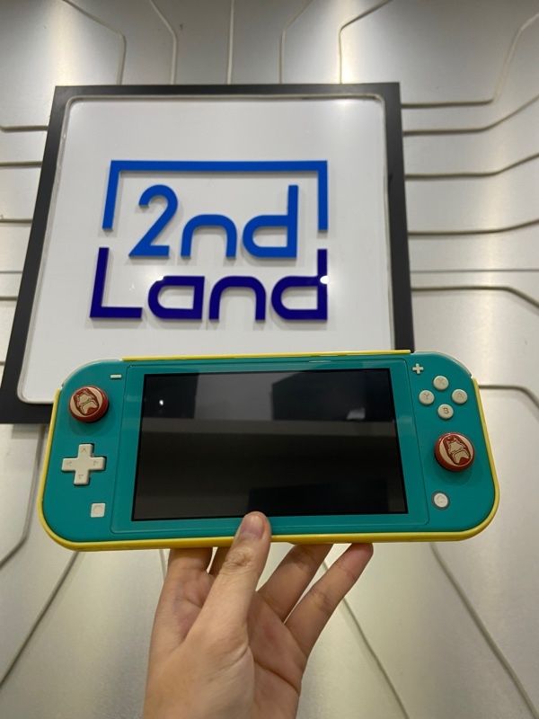 Máy chơi game Nintendo Switch Lite - HDH-001 - Version 16.0 - Máy hack - 128GB - Màu xanh - Ngoại hình: 98% - Kèm túi + sạc