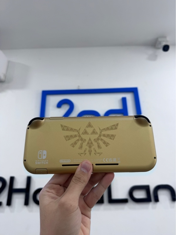 Máy chơi game Nintendo Switch Lite Hyrule Edition - Đã hack - Màu vàng - Ngoại hình 98% - Hết host - Kèm thẻ 128Gb, box, sạc
