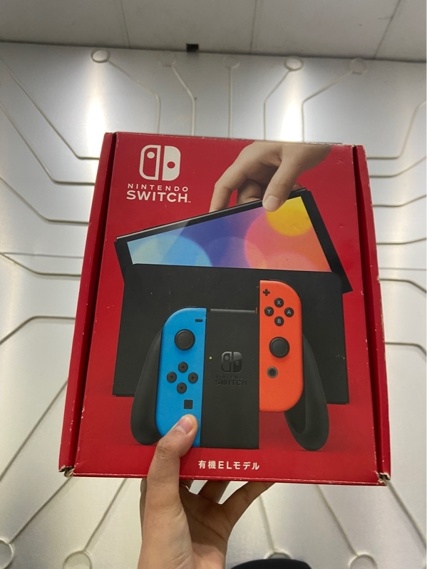 Máy chơi game Nintendo Switch Oled - Bản oled nội địa nhật - Màu đen xanh đỏ - Ngoại hình: 97% - FullBox - sẵn thẻ 128G