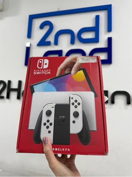 Máy chơi game Nintendo Switch Oled - Chưa hack - Màu trắng đen - Ngoại hình 98% - FullBox