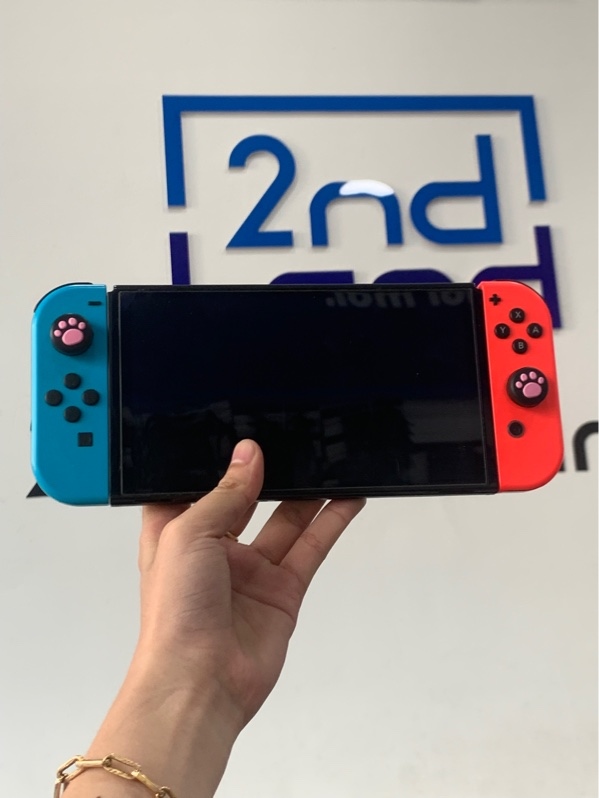 Máy chơi game Nintendo switch oled - Đã hack - Màu neon - Ngoại hình: 97% - Fullbox, kèm thẻ 256gb
