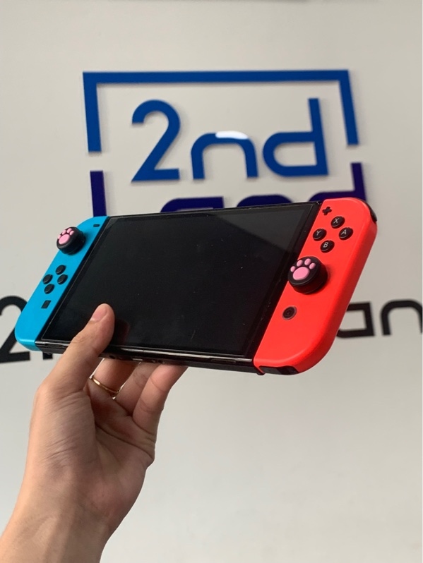 Máy chơi game Nintendo switch oled - Đã hack - Màu neon - Ngoại hình: 97% - Fullbox, kèm thẻ 256gb