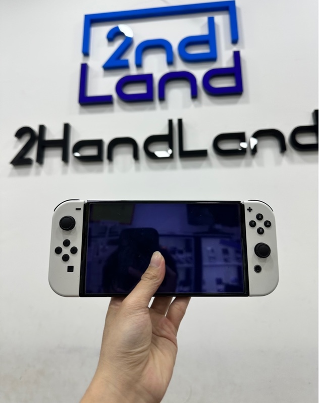 Máy chơi game Nintendo Switch Oled - Đã hack - Màu trắng - Ngoại hình 97% - Fullbox + Thẻ 512GB ( Còn host nhiều game )