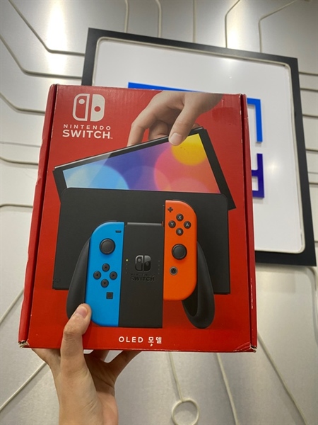 Máy chơi game Nintendo Switch Oled - Màu đen - Ngoại hình: 98% - FullBox