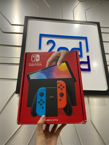 Máy chơi game Nintendo Switch Oled - Màu đen - Ngoại hình: 98% - FullBox + full phụ kiện