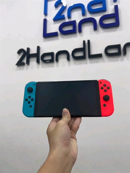 Máy chơi game Nintendo Switch Oled - Màu đỏ đen - Ngoại hình 98% - Fullbox Tặng kèm code game Just Dance 2024 – Nintendo Switch