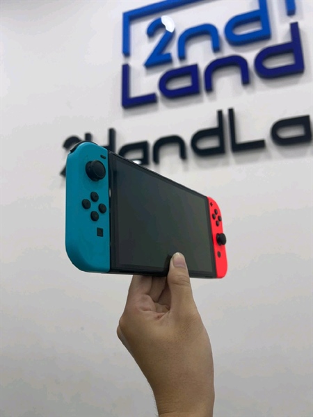 Máy chơi game Nintendo Switch Oled - Màu đỏ đen - Ngoại hình 98% - Fullbox Tặng kèm code game Just Dance 2024 – Nintendo Switch 1