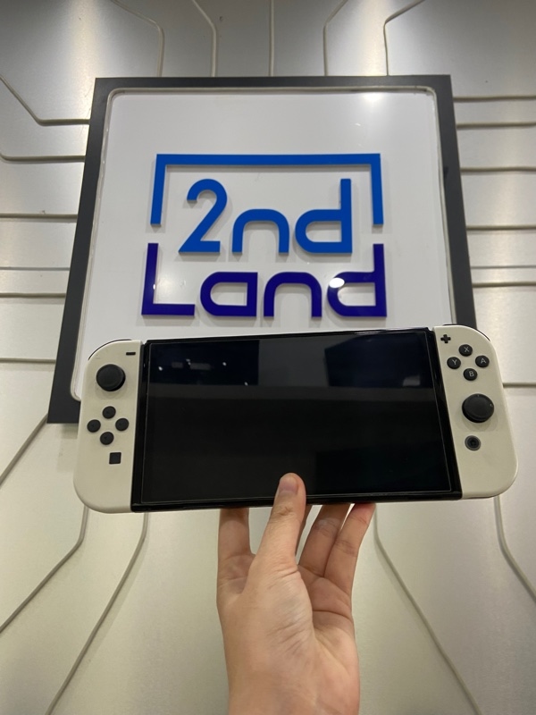 Máy Chơi Game Nintendo Switch OLED - Vesion : 21.2.0 - HEG-001 - Màu trắng - Ngoại hình: 97% - Kèm túi + đủ phụ kiện