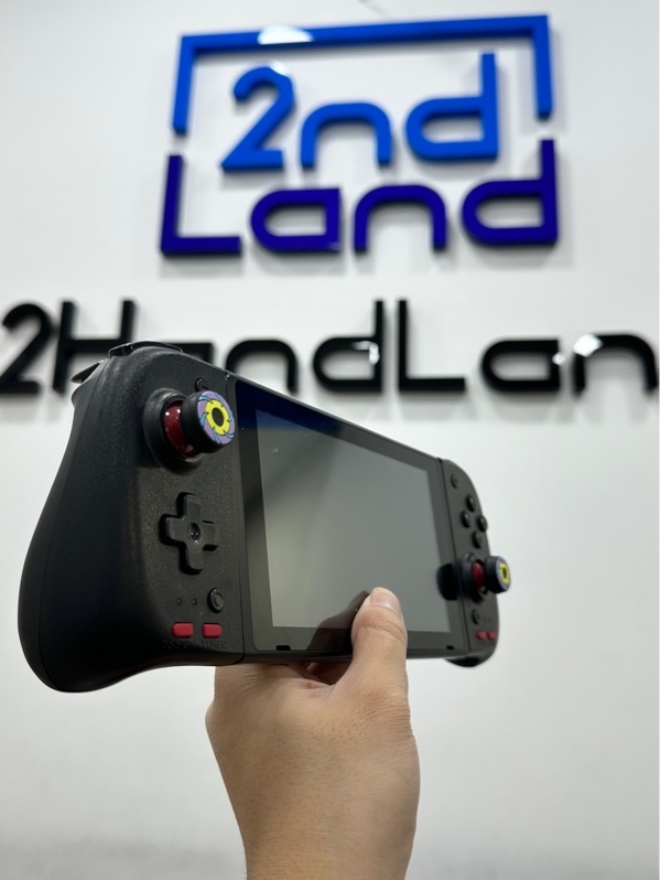 Máy chơi game Nintendo Switch V1 - Đã hack - Màu đen - Ngoại hình: 97% - Kèm sạc + joycoins linh kiện + Thẻ 128GB