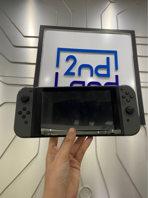 Máy chơi game Nintendo Switch V1 - Màu đen - Ngoại hình: 98% - Máy serial xanh (hack FW được) - FullBox + túi