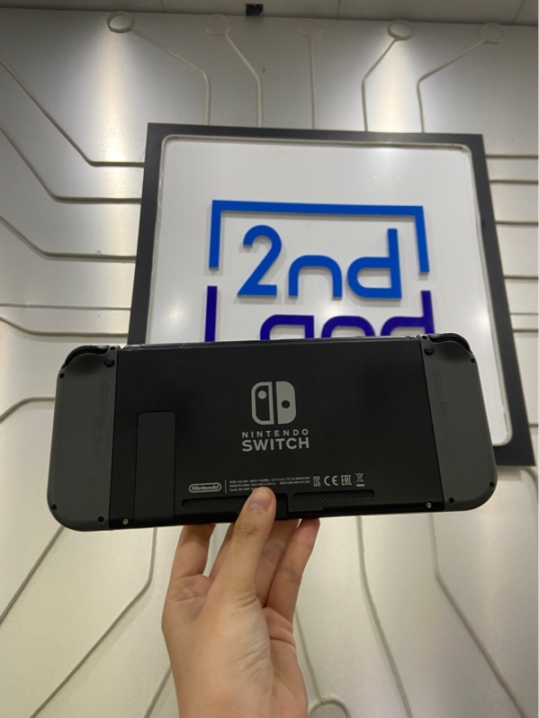 Máy chơi game Nintendo Switch V1 - Màu đen - Ngoại hình: 98% - Máy serial xanh (hack FW được) - FullBox + túi