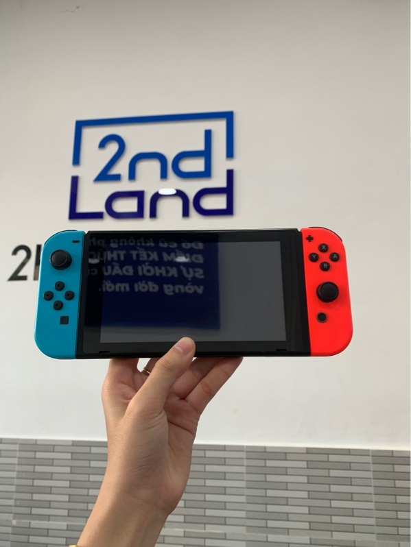Máy chơi game Nintendo Switch V1 - Màu neon - Ngoại hình: 97% - Kèm dock + sạc