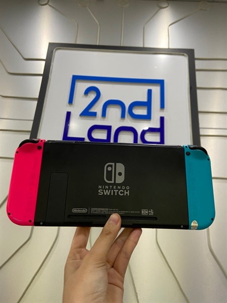 Máy chơi game Nintendo Switch V1 - Máy hack firmware - Màu neon - Ngoại hình: 98% - Màn ám xanh nhẹ - Kèm thẻ nhớ 64GB + Đủ phụ kiện 1