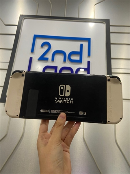 Máy chơi game Nintendo Switch V2 - Đã hack - Màu đen - Ngoại hình: 96.5% - Body - Kèm thẻ 128GB + full phụ kiện 1