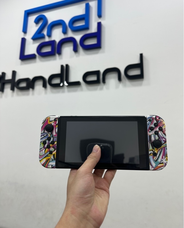 Máy chơi game Nintendo Switch V2 - Đã hack - Màu đen - Ngoại hình 97% - Kèm thẻ nhớ 64GB + 1 Sạc