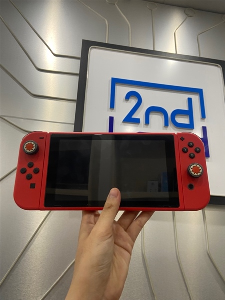 Máy chơi Game Nintendo switch V2 Mario - Màu đỏ - Ngoại hình: 98% - Body - Full phụ kiện + kèm thẻ nhớ 128GB 1