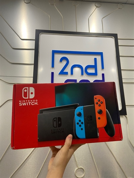 Máy chơi game Nintendo Switch V2 - Màu đen - Ngoại hình: 98% - FullBox