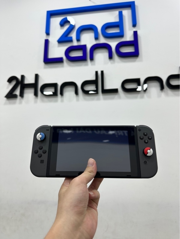 Máy chơi Game Nintendo Switch V2 MOD. HAC-001(-01) - Chưa hack - System Ver 21.2.0 32GB - Màu đen - Ngoại hình 97% - Kèm thẻ 128GB + Sạc