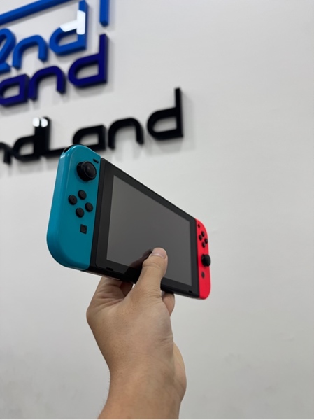 Máy chơi game Nintendo Switch Ver 2 - Màu xanh đỏ - Ngoại hình 97% - Nút X lờn - Kèm sạc 1