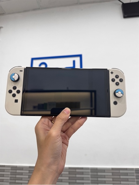 Máy chơi game Nintento Switch Oled - Đã hack - Màu trắng - Ngoại hình: 98% - Fullbox, kèm túi + thẻ 128GB 1